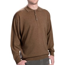 69%OFF メンズスポーツウェアシャツ Bullockのジョーンズカシミヤポロシャツ - 長袖（男性用） Bullock and Jones Cashmere Polo Shirt - Long Sleeve (For Men)画像